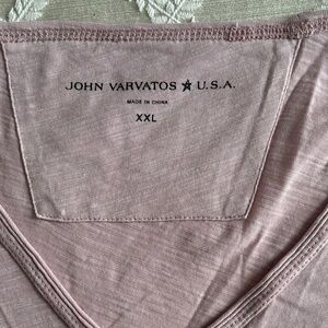 John Varvatos Light Pink Tee XXL